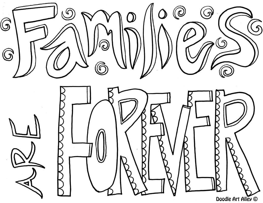 Best ideas about Coloring Pages For Girls From I Love My Family
. Save or Pin Family Quote Coloring Pages Doodle Art Alley Now.