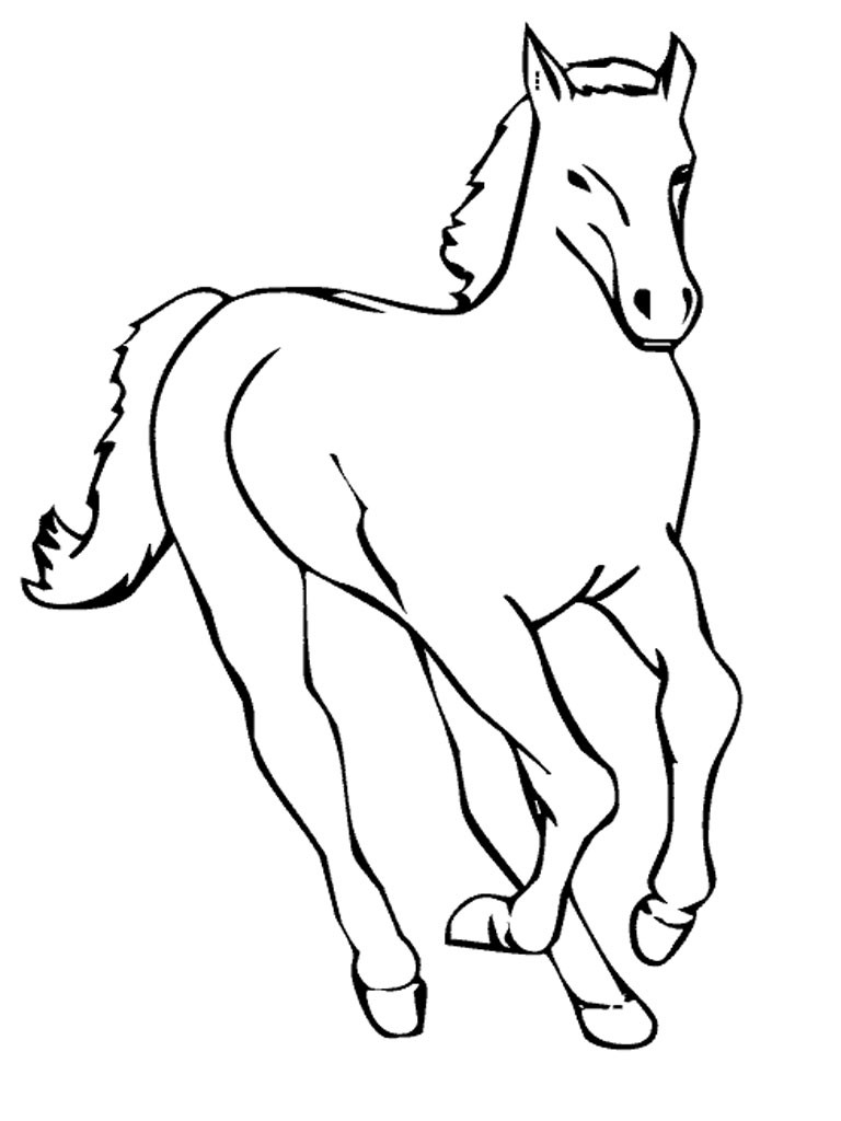 Coloring Pages For Girls Horses
 Free Printable Horse Coloring Pages For Kids