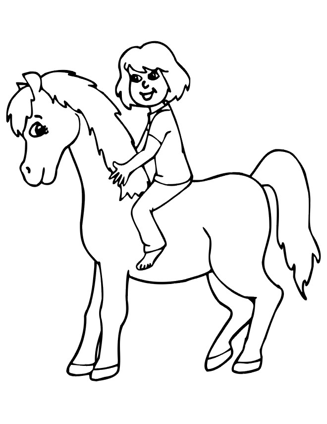 Coloring Pages For Girls Horses
 Index of ColoringPages Horse Coloring Pages Kids with Horses