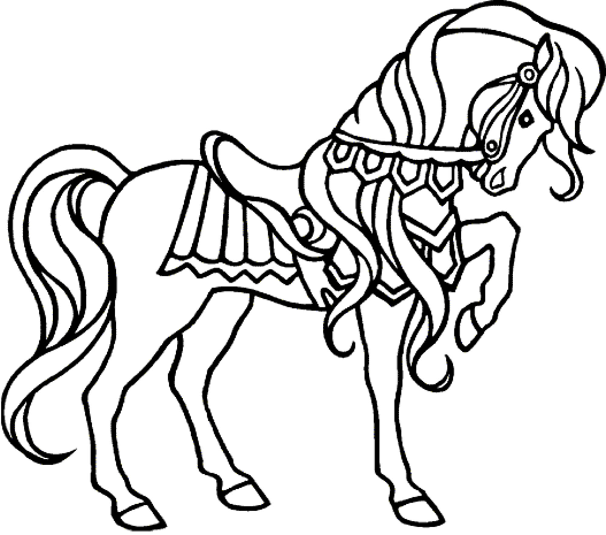 Coloring Pages For Girls Horses
 coloring pages for girls horses free