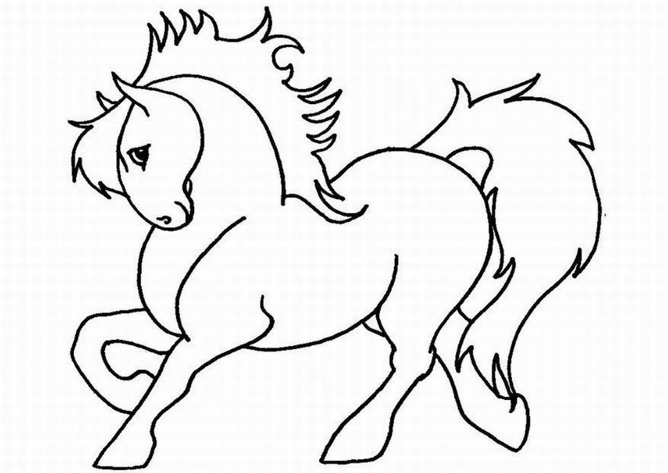 Coloring Pages For Girls Horses
 Horse Coloring Pages For Girls Coloring Home