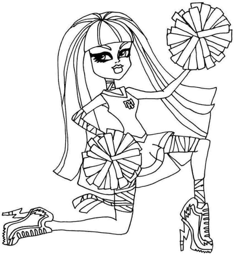 Coloring Pages For Girls Monster High Printable
 Monster High Coloring Pages Clawdeen Wolf Az Coloring
