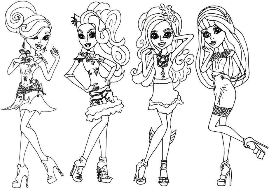 Coloring Pages For Girls Monster High Printable
 Coloring Pages For Girls Monster High Coloring Home