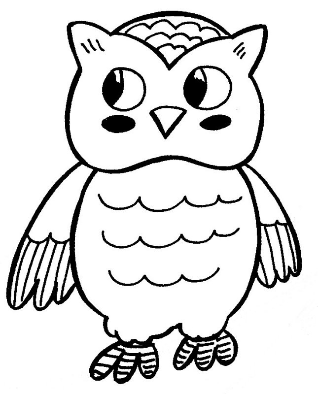 Coloring Pages For Girls Owls
 Cute Owl Coloring Pages AZ Coloring Pages