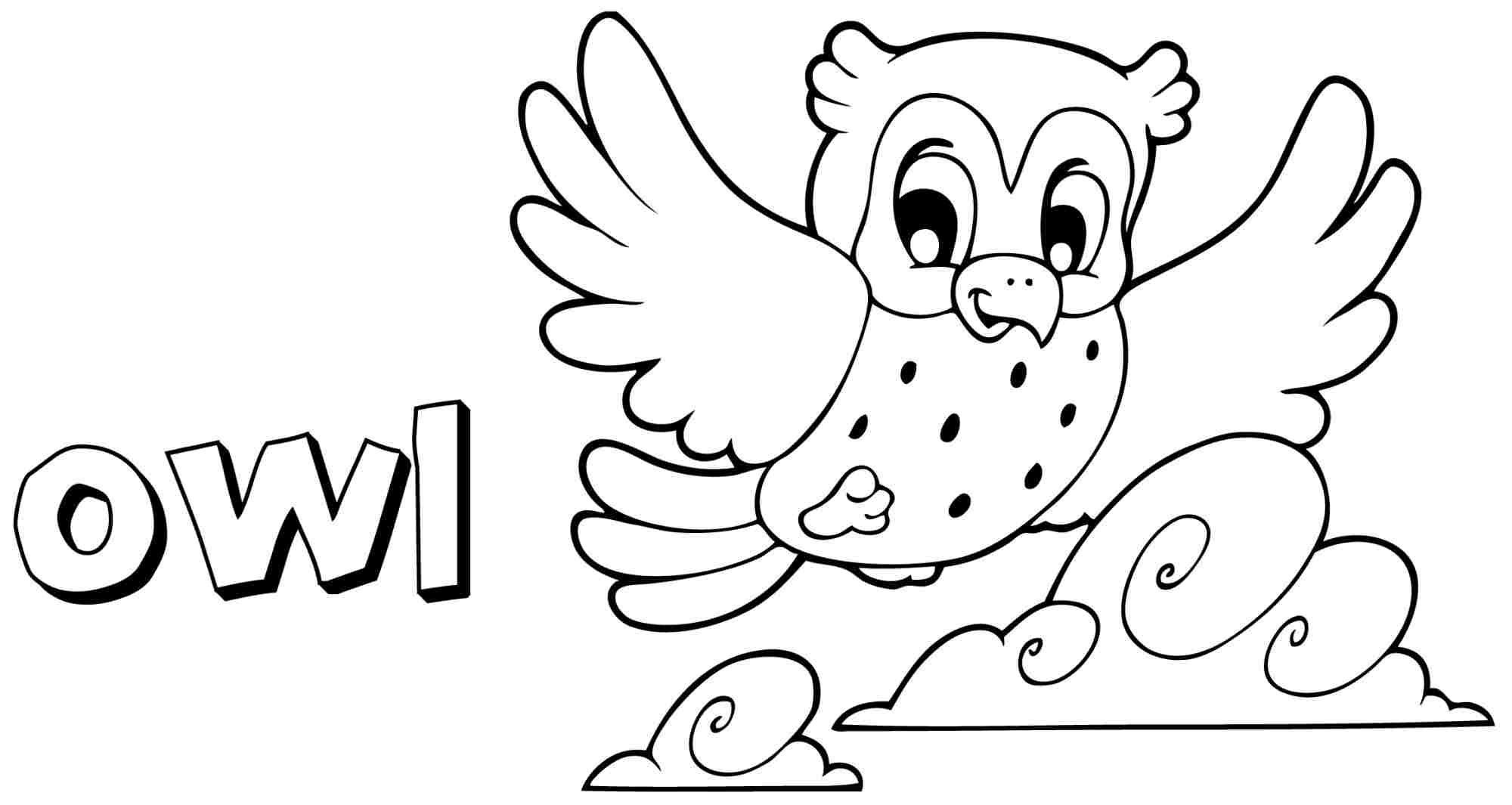 Coloring Pages For Girls Owls
 Cute Owl Coloring Pages Coloring Home