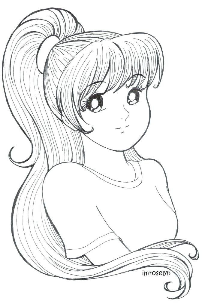 Best ideas about Coloring Pages For Girls People
. Save or Pin Anime Girl Coloring Pages Now.