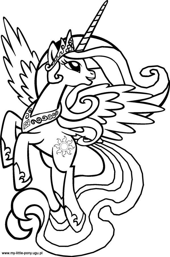 Coloring Pages For Girls Princess Celestia
 Pinterest • The world’s catalog of ideas