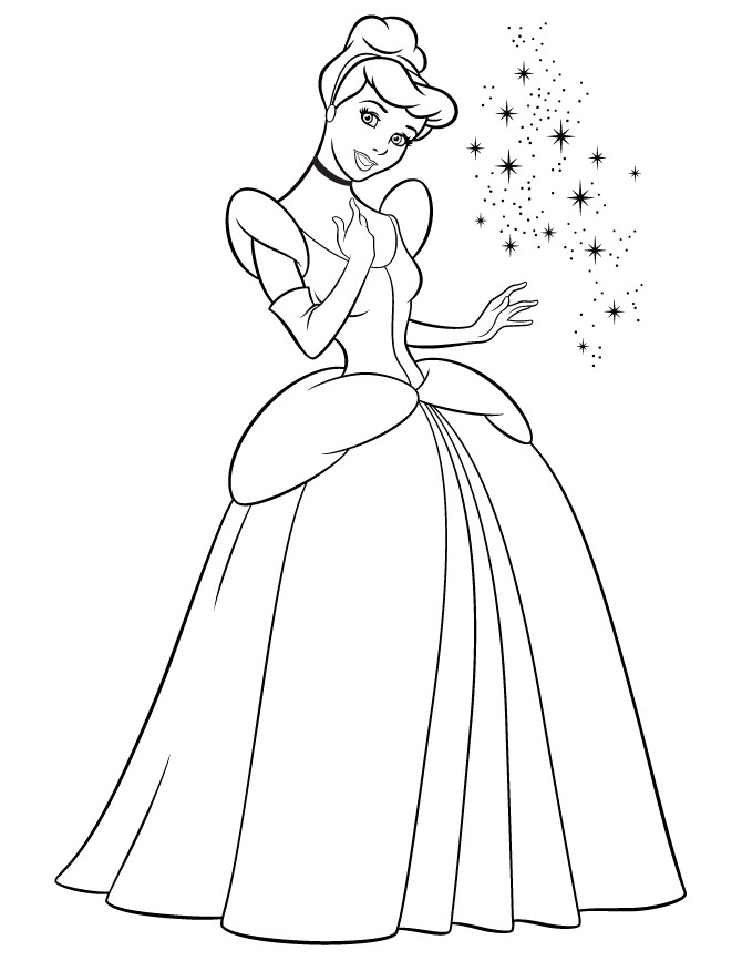 Best ideas about Coloring Pages For Girls Princess High
. Save or Pin Pretty Cinderella For Girls Coloring Page Now.