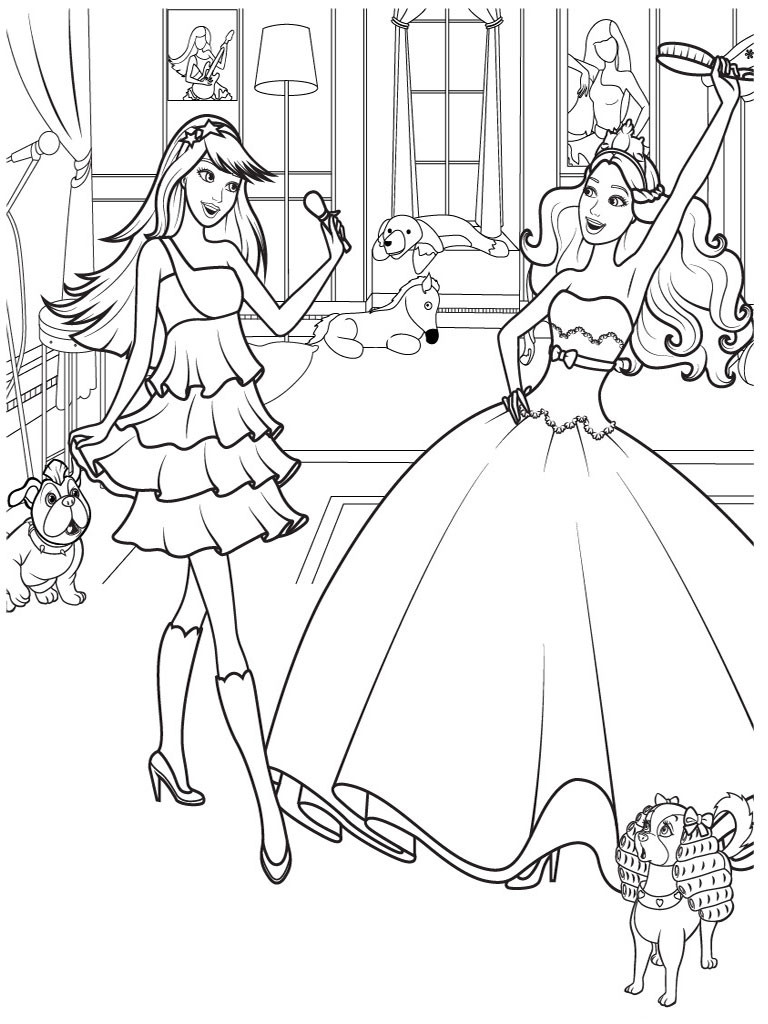 Coloring Pages For Girls Princess
 princess coloring pages for girls Free