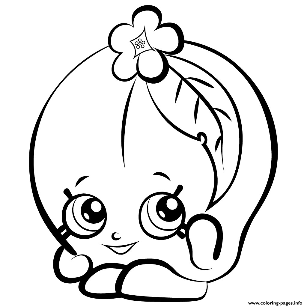 Coloring Pages For Girls Shopkins Apple
 Shopkins Apple Coloring Page Collections 1 Shopkins
