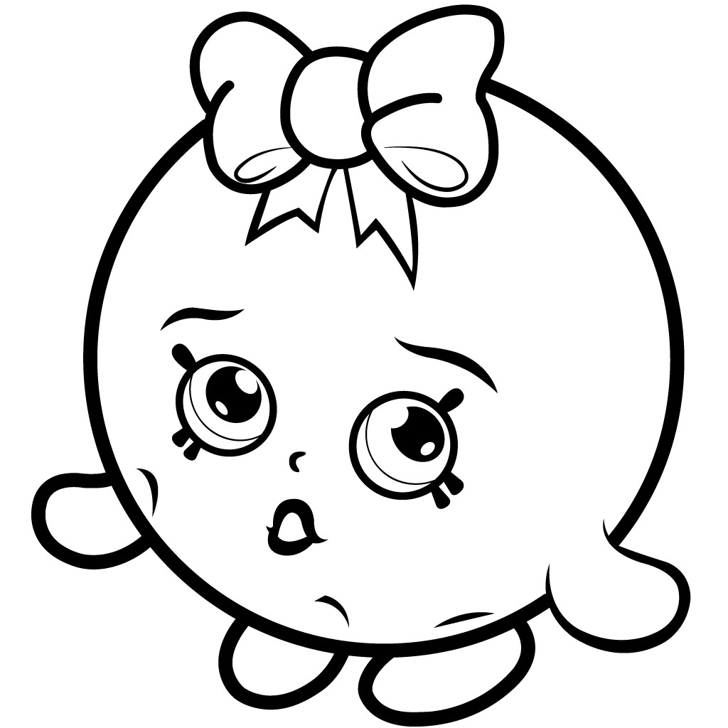 Coloring Pages For Girls Shopkins Apple
 40 Printable Shopkins Coloring Pages