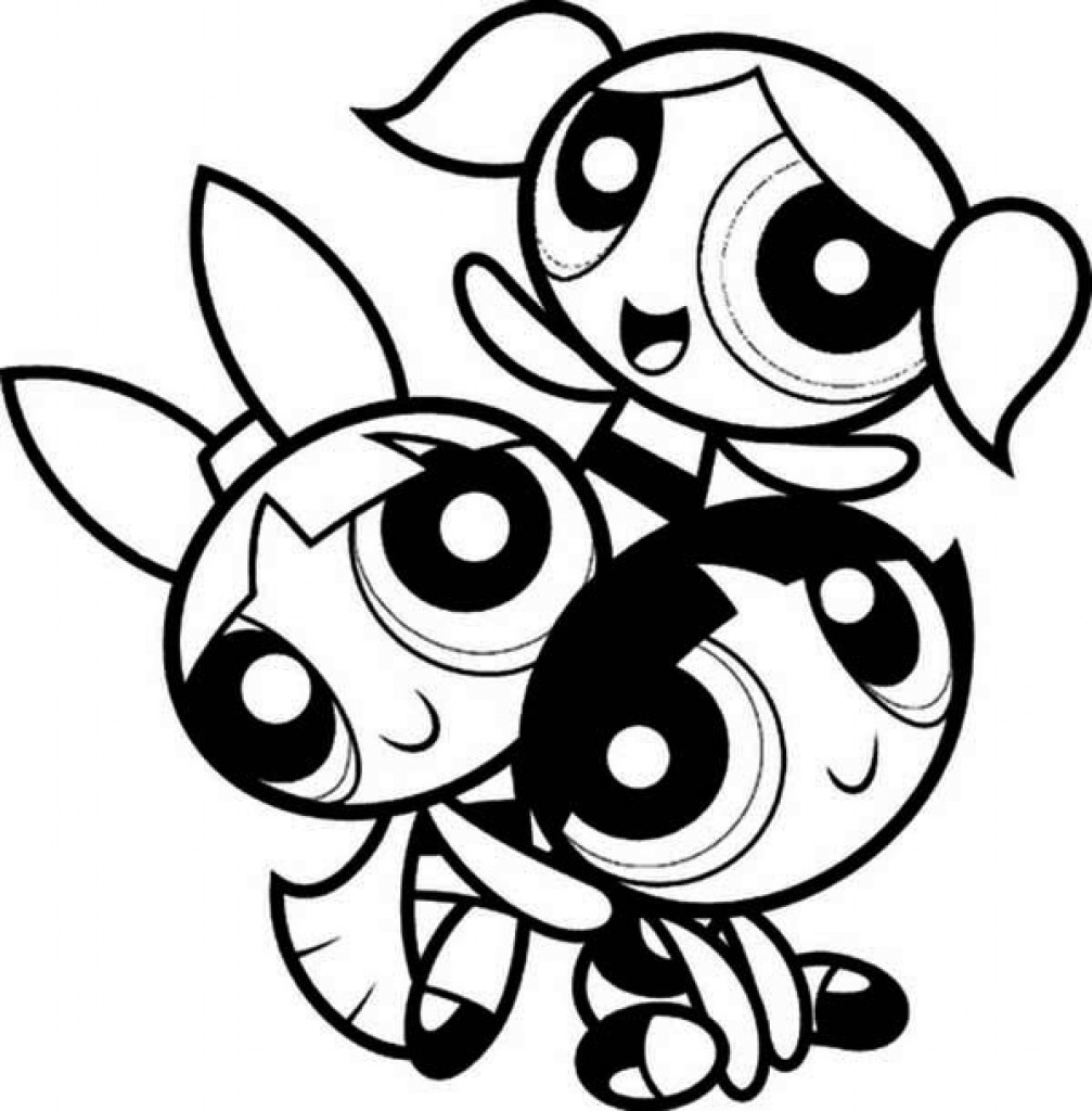 Coloring Pages For Girls The Power Puff Power
 Powerpuff Girls Coloring Pages coloringsuite