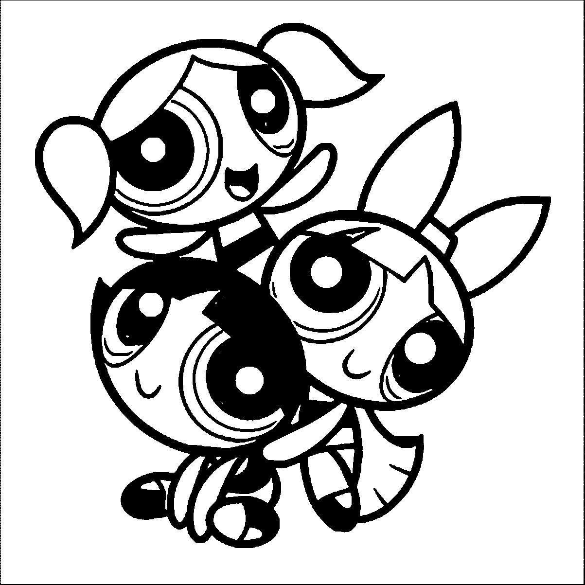 Coloring Pages For Girls The Power Puff Power
 Powerpuff Girls Coloring Pages
