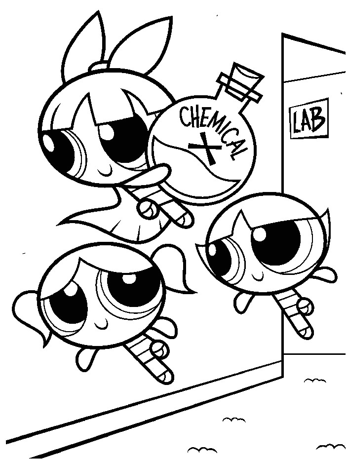 Coloring Pages For Girls The Power Puff Power
 The Powerpuff Girls Coloring Pages Coloring Home