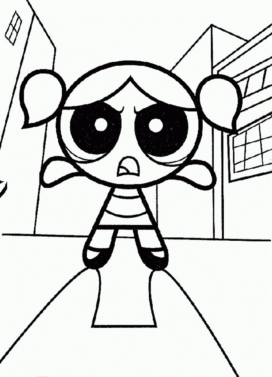 Coloring Pages For Girls The Power Puff Power
 Free Printable Powerpuff Girls Coloring Pages For Kids