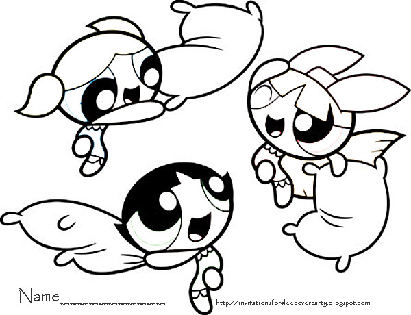Coloring Pages For Girls The Power Puff Power
 the powerpuff girls coloring pages Free