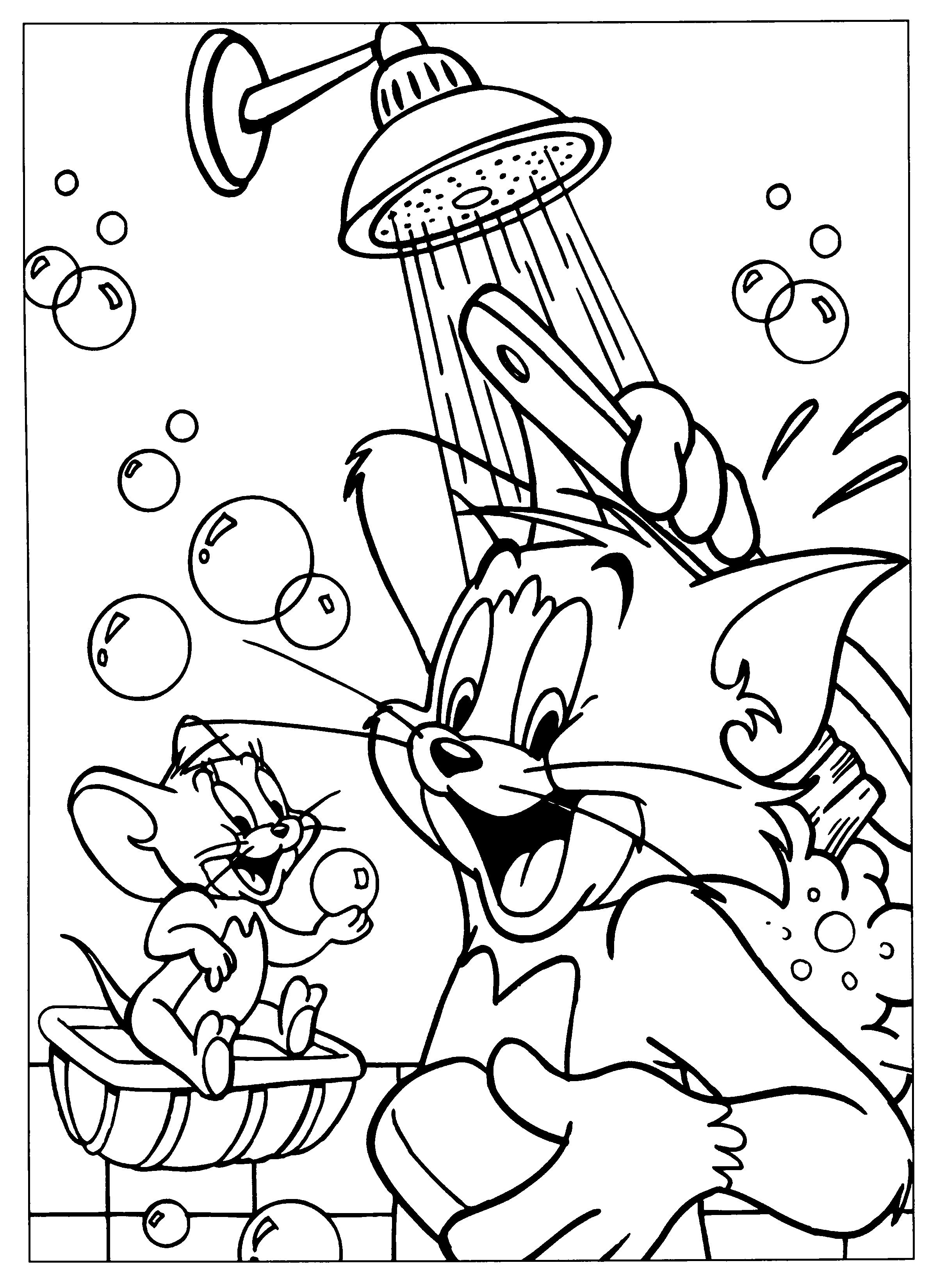 Coloring Pages For Kides
 Free Printable Tom And Jerry Coloring Pages For Kids