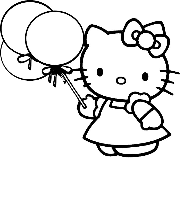 Coloring Pages For Kids Hello Kitty
 Free Printable Hello Kitty Coloring Pages For Kids