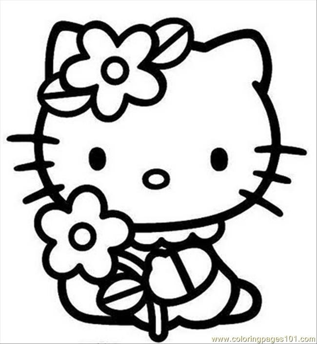 Coloring Pages For Kids Hello Kitty
 Hello Kitty Halloween Coloring Pages Bestofcoloring