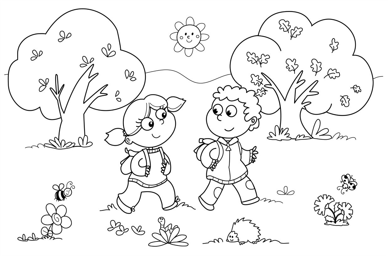 Coloring Pages For Kindergarten
 Free Printable Kindergarten Coloring Pages For Kids