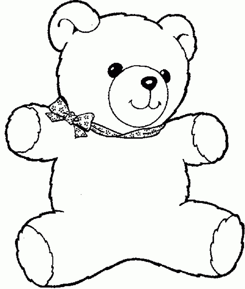 Coloring Pages For Preschool
 Bear Coloring Pages Preschool and Kindergarten
