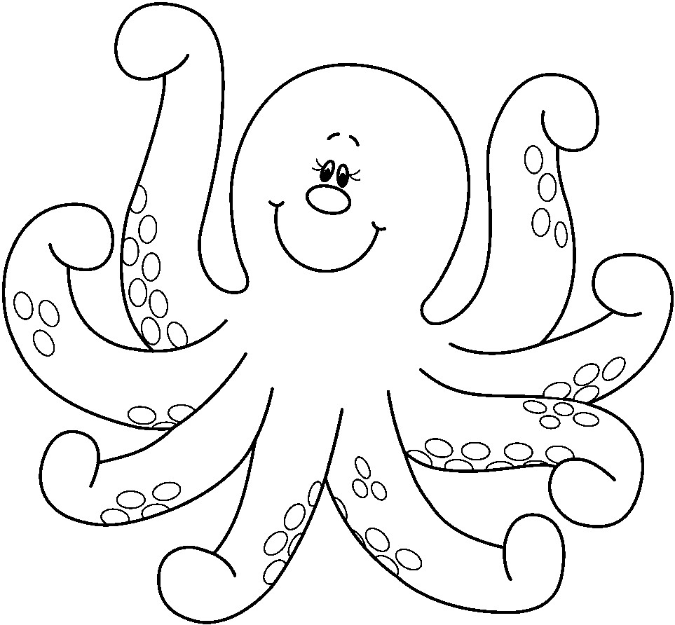 Coloring Pages For Preschoolers
 Octopus Coloring Pages Preschool and Kindergarten
