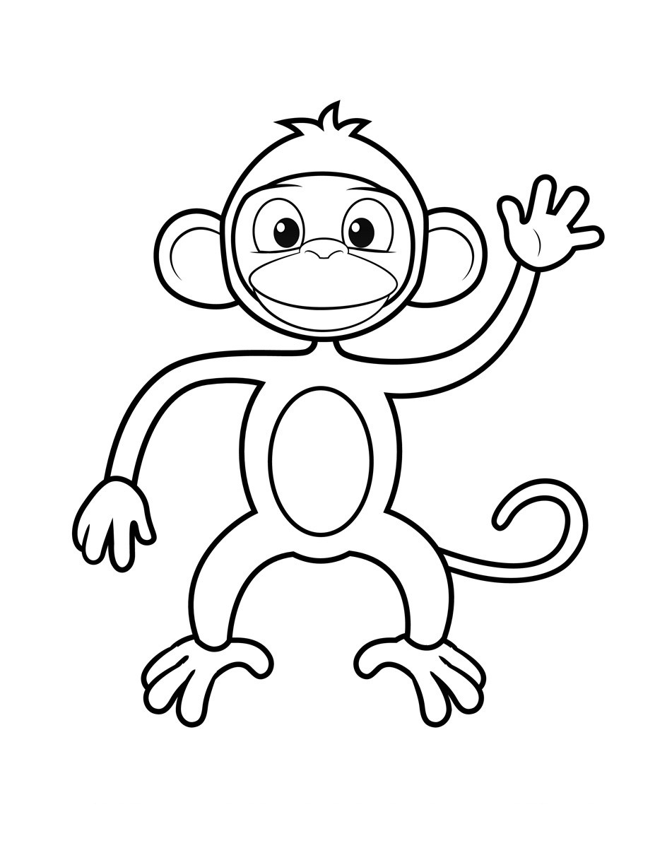 Coloring Pages For Preschoolers
 Monkey Coloring Pages Printable