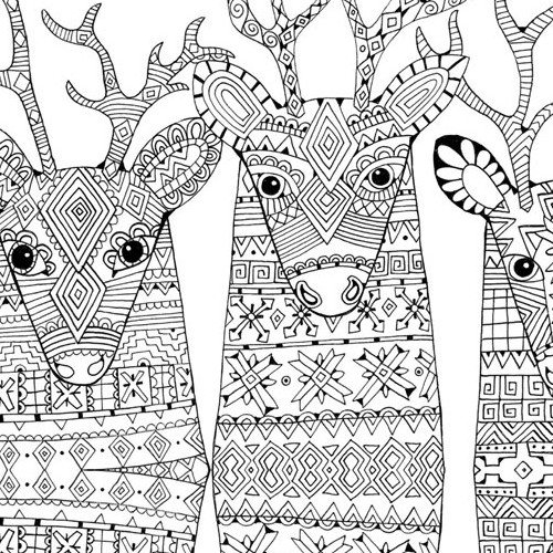 Coloring Pages For Teens Christmas
 Christmas Coloring Pages for Adults 2019 Dr Odd