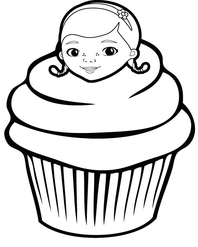Coloring Pages For Teens Cupcakes
 The Small Woman Pictorial Cupcake Coloring Pages