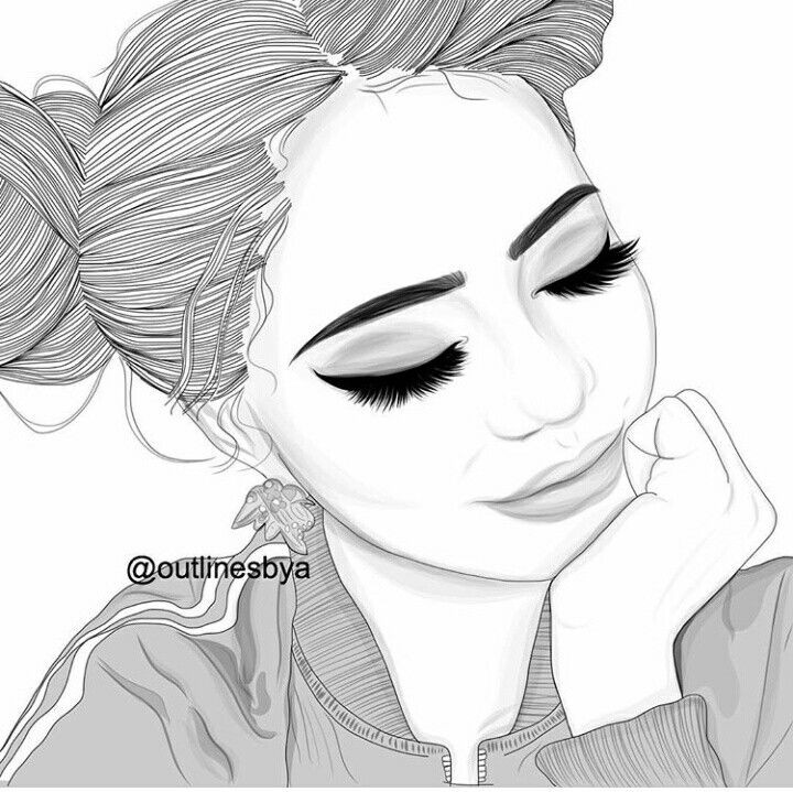 20 Best Coloring Pages for Teens Girl In A Bun – Best Collections Ever ...