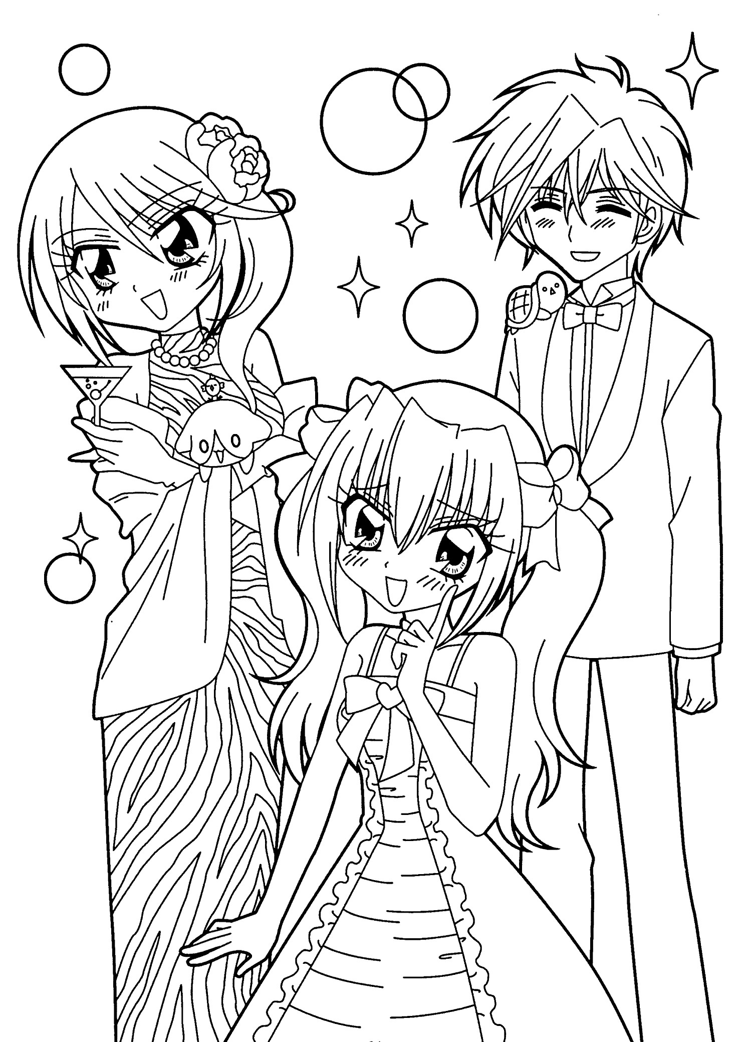 Coloring Pages For Teens Pinterest
 Coloriage Kilari et Hiroto à imprimer