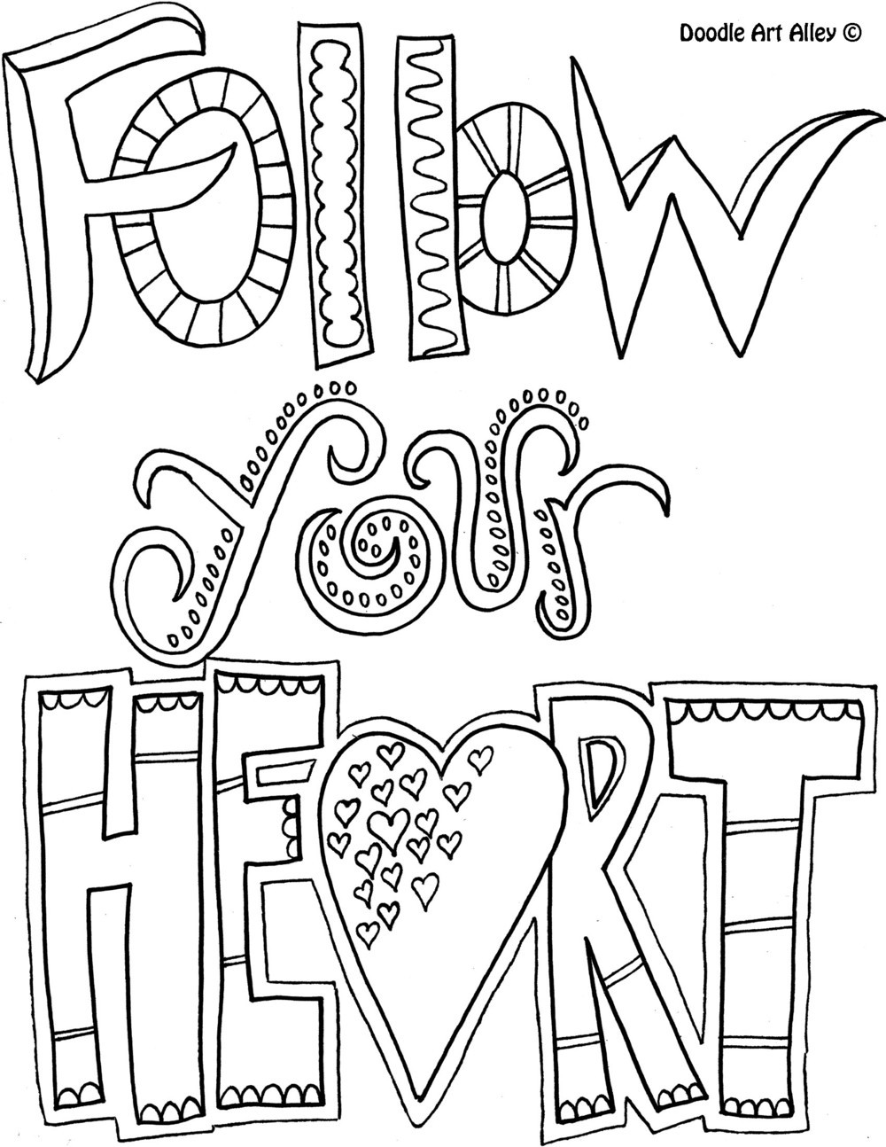 Coloring Pages For Teens Quotes Easy
 Be e a Coloring book Enthusiast with Doodle Art Alley