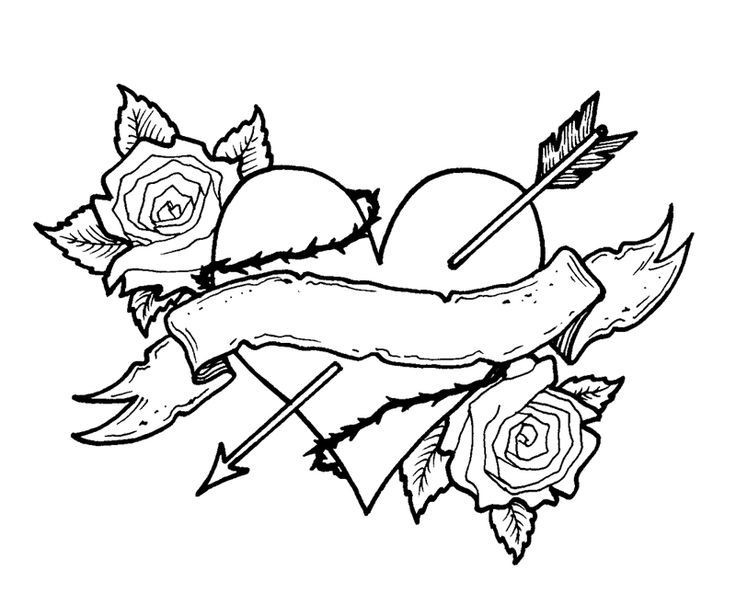 Coloring Pages For Teens Roses
 ️Love Roses And Hearts Drawings ️More Pins Like This At