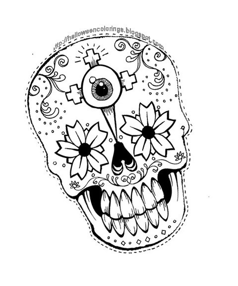 Coloring Pages For Teens Sculls
 HALLOWEEN COLORINGS