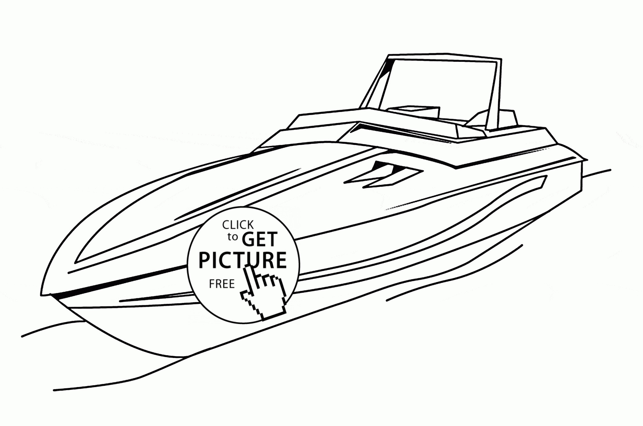 Best ideas about Coloring Pages For Teens Speed Boats
. Save or Pin Fast Boat coloring page for kids transportation coloring Now.