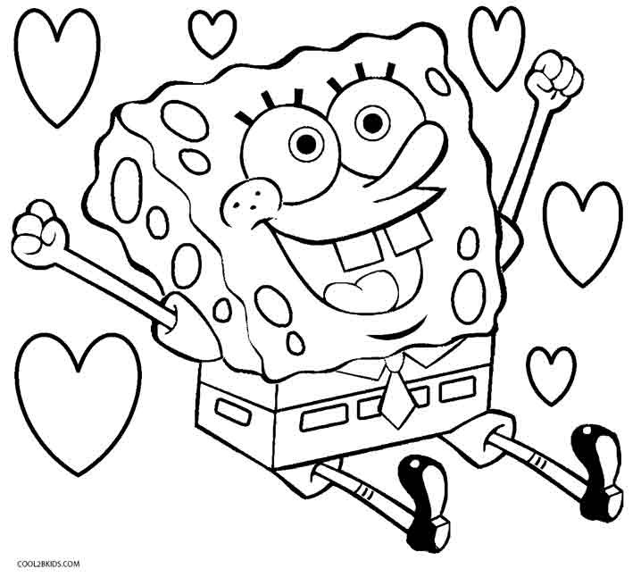 Coloring Pages For Teens Sponge Bob
 Printable Spongebob Coloring Pages For Kids