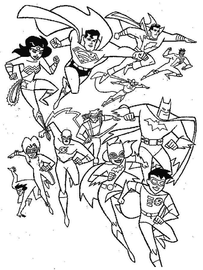 Coloring Pages For Teens Super Heros
 Coloriage Super Héros 125 dessins à imprimer et à