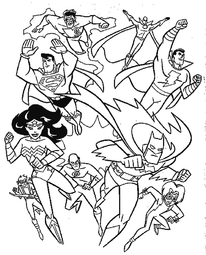 Coloring Pages For Teens Super Heros
 126 dessins de coloriage Super Héros à imprimer