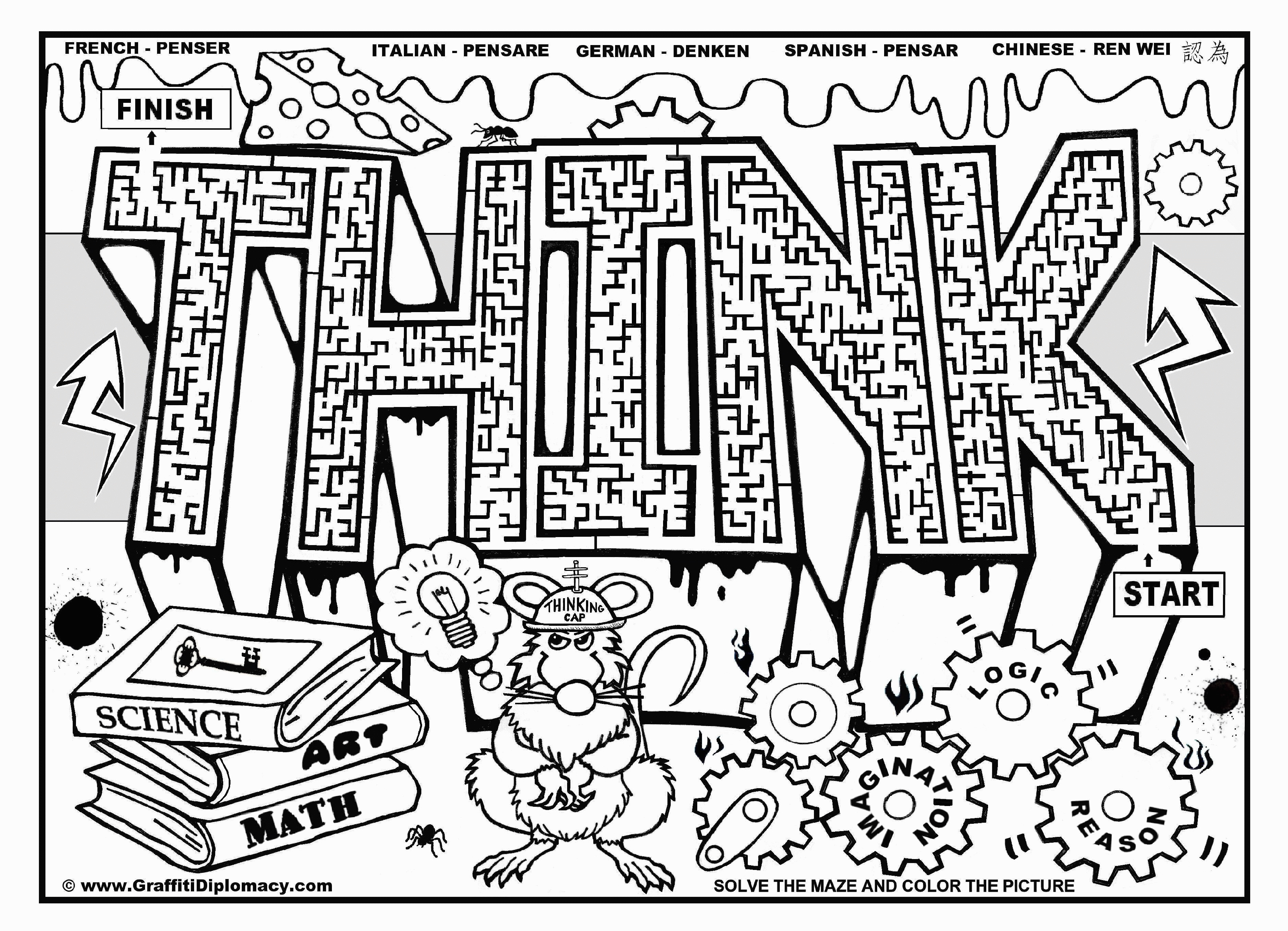 Coloring Pages For Teens With A C
 Coloring Pages For Teenagers Graffiti Coloring Home