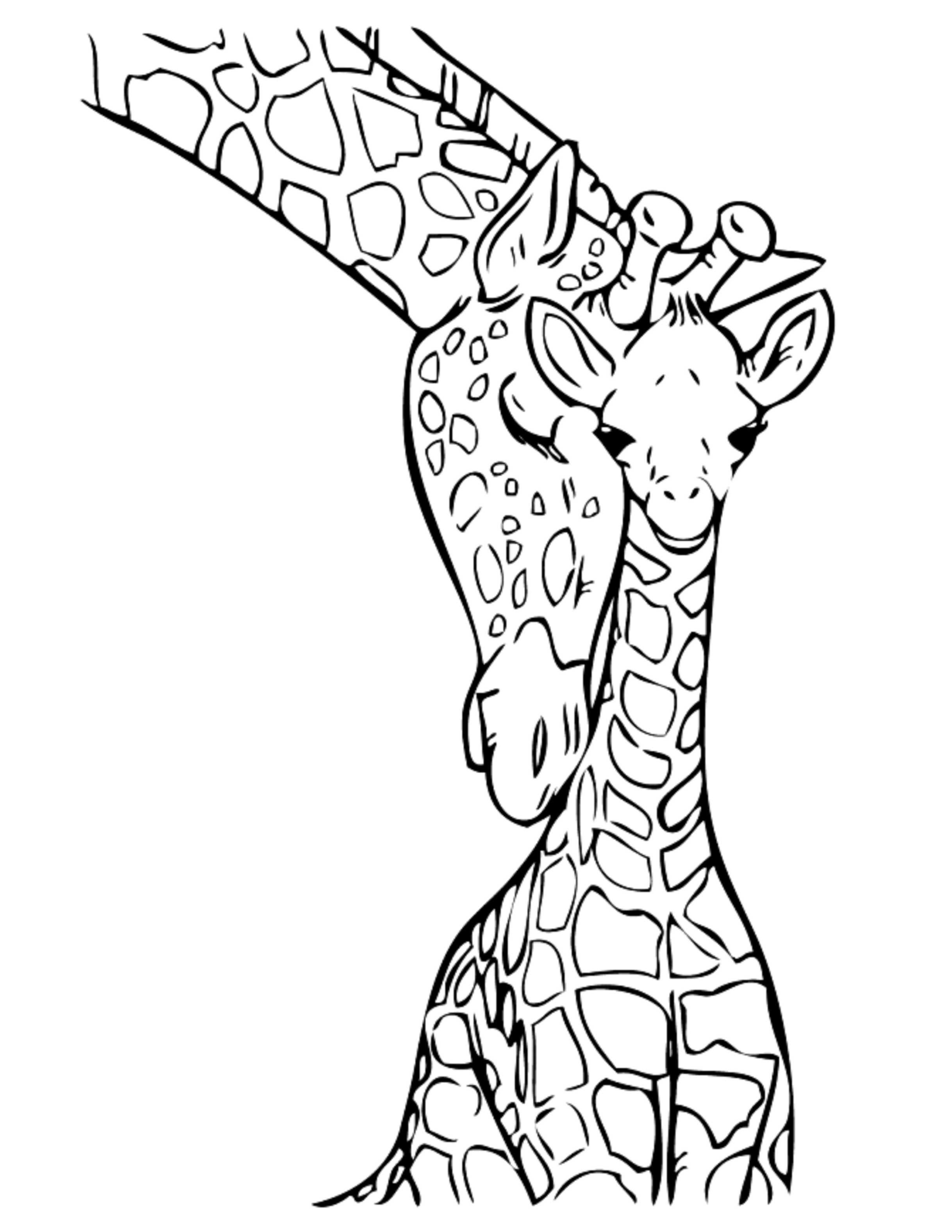 Coloring Pages Giraffe
 Print & Download Giraffe Coloring Pages for Kids to Have Fun