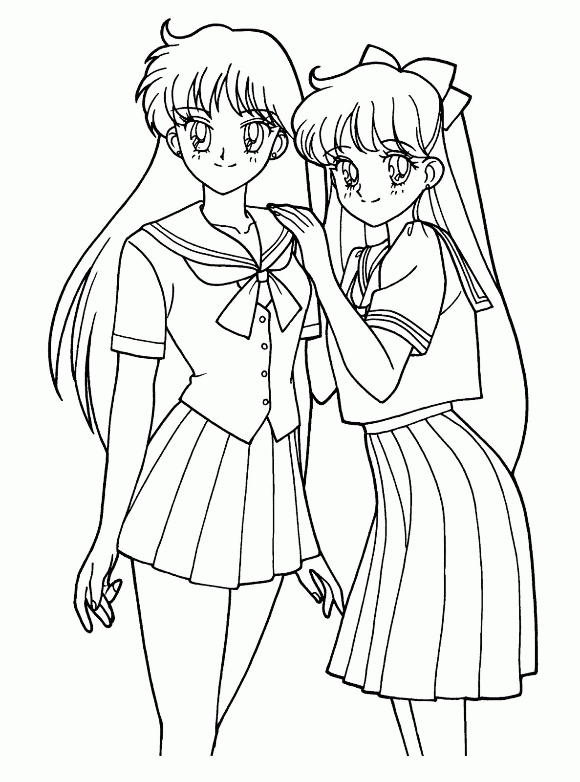 Coloring Pages Girl
 Anime Coloring Pages Best Coloring Pages For Kids