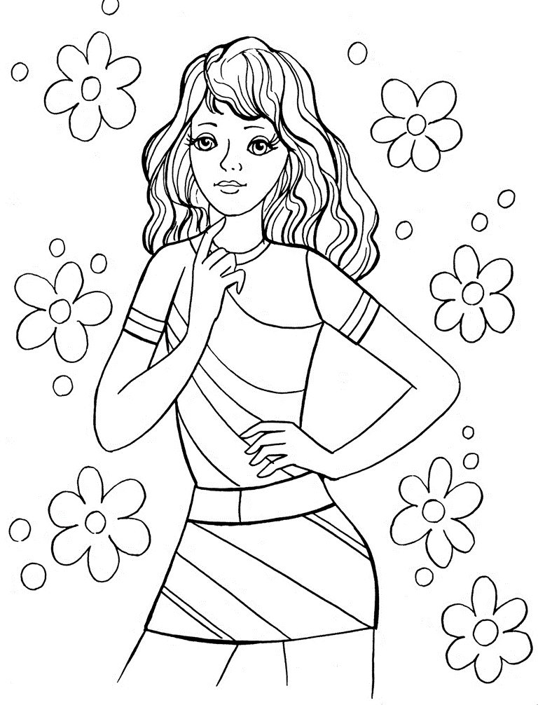 Coloring Pages Girl
 Coloring Pages Coloring Pages for Girls Free and Printable