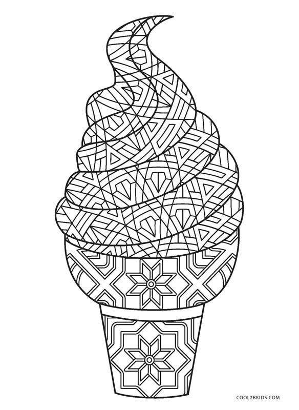 Coloring Pages Ice Cream
 Free Printable Ice Cream Coloring Pages For Kids