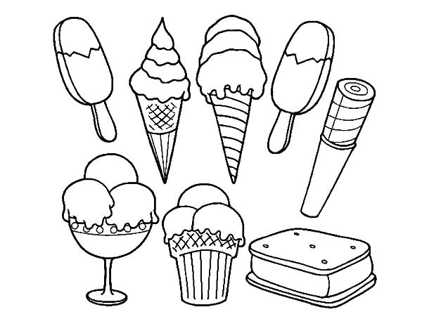 Coloring Pages Ice Cream
 Ice cream coloring pages