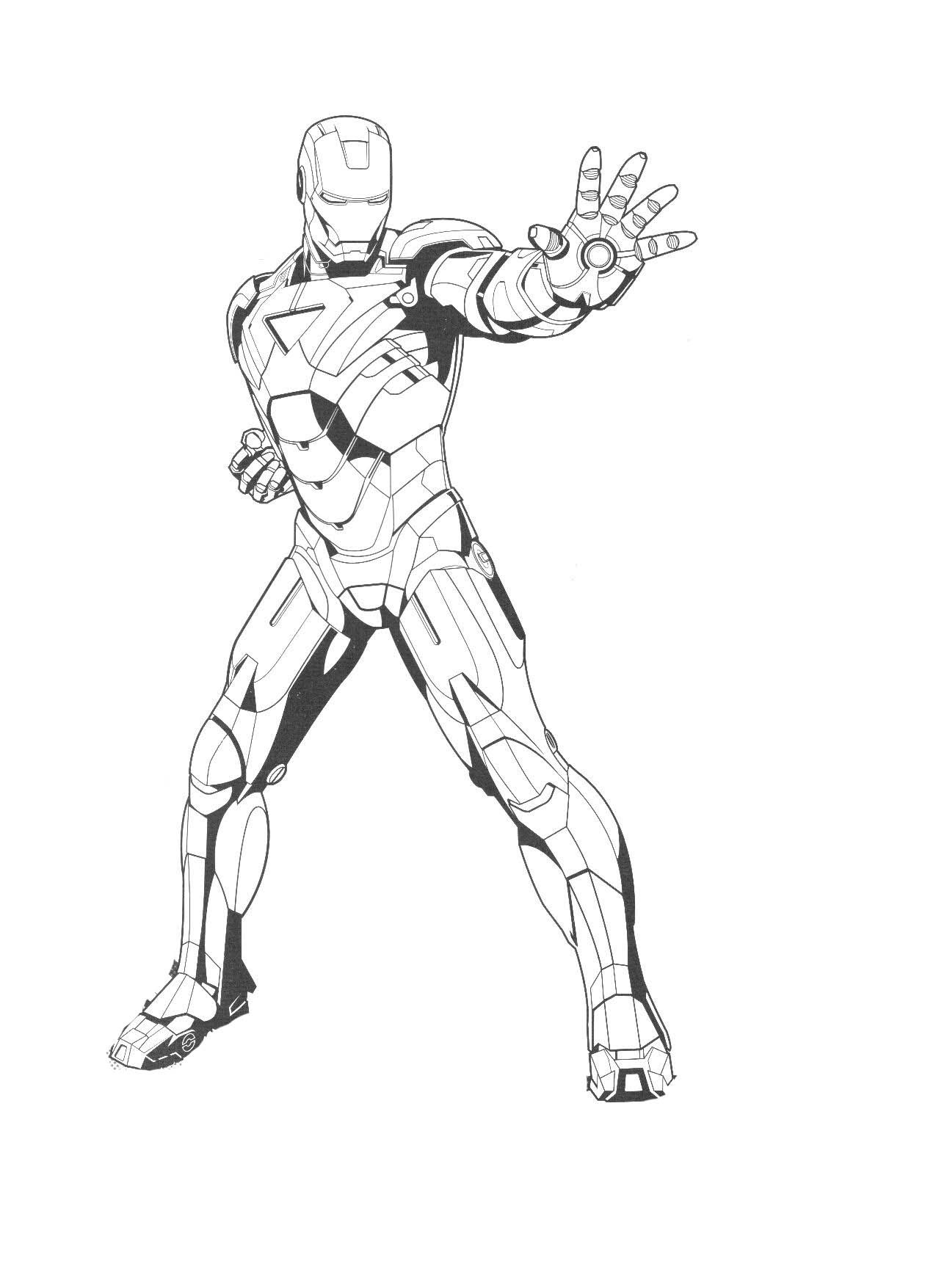 Coloring Pages Iron Man
 Free Printable Iron Man Coloring Pages For Kids Best