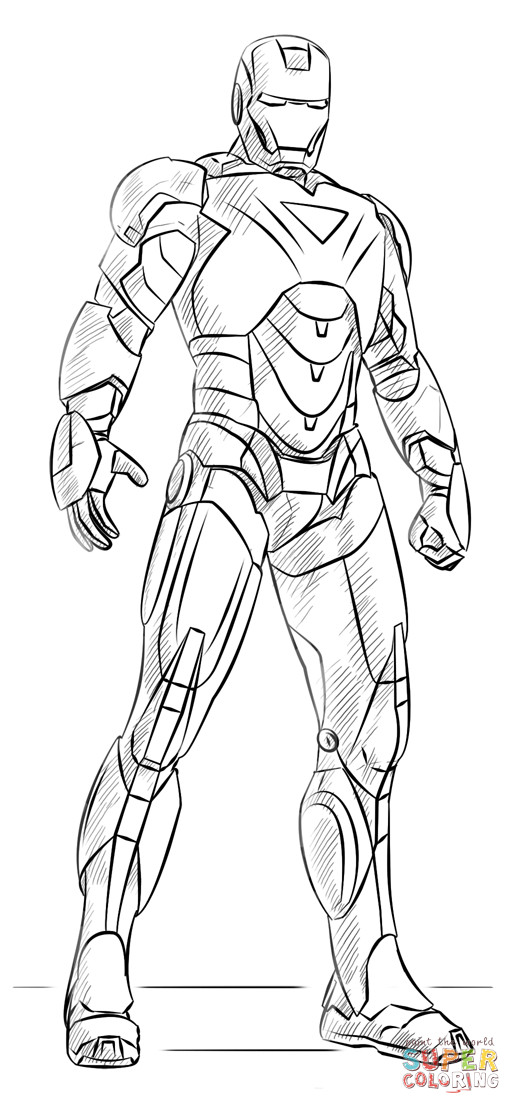 Coloring Pages Iron Man
 Iron Man coloring page