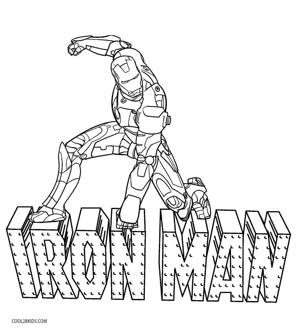 Coloring Pages Iron Man
 Free Printable Iron Man Coloring Pages For Kids