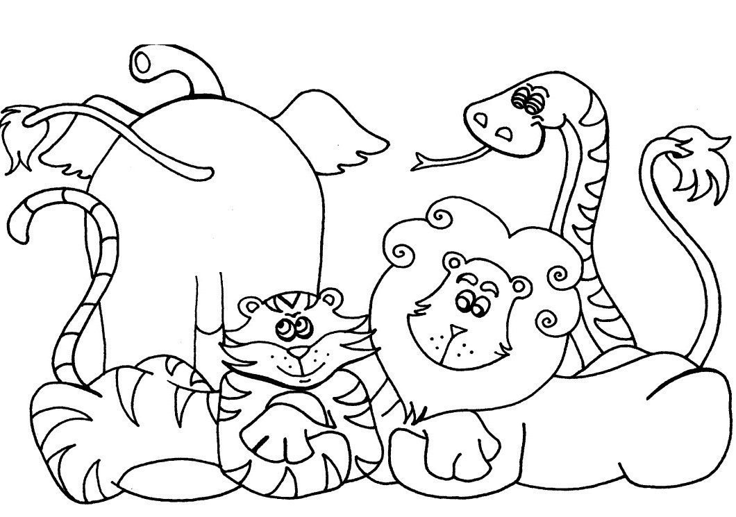 Coloring Pages Kindergarten
 Free Printable Preschool Coloring Pages Best Coloring