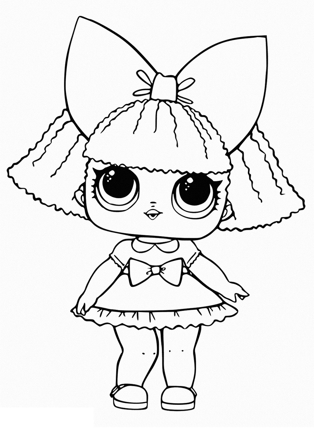 Coloring Pages Lol Dolls
 Coloring Pages of LOL Surprise Dolls 80 Pieces of Black