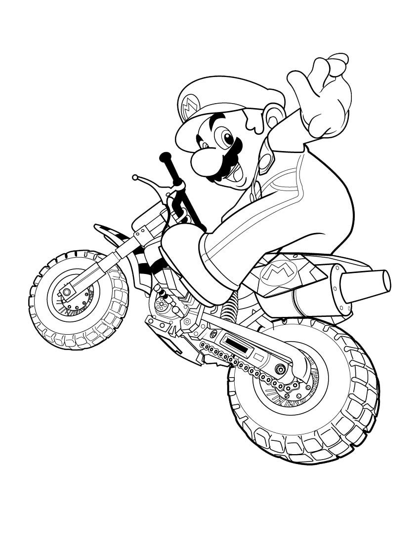 Coloring Pages Mario
 Free Printable Mario Coloring Pages For Kids